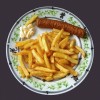 Frikandel plate