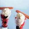 Sorbet annanas met slagroom